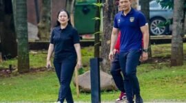 Ketua DPP PDI Perjuangan Puan Maharani bersama Ketua Umum Partai Demokrat Agus Harimurti Yudhoyono (AHY). (Instagram.com/@puanmaharaniri)