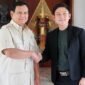 Menteri Pertahanan Prabowo Subianto bersama Chef Bobon Santoso. (Instagram.com/@bobonsantoso)