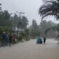 Banjir yang terjadi di Kabupaten Nias Selatan, Sumatera Utara. (Dok, BNPB)