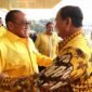 Menteri Pertahanan RI, Ketua Umum Partai Gerindra, dan Calon Presiden 2024 Prabowo Subianto di DPP Partai Golkar, Jakarta.(Facbook.com/@Prabowo Subianto )
