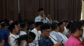 Menteri Pertahanan, Prabowo Subianto Menghadiri forum silaturahmi 'Sarapan Bareng 1000 Guru Ngaji Se-DIY' di Prima SR Hotel and Convention, Kabupaten Sleman. (Dok. Tim Media Prabowo Subianto)
