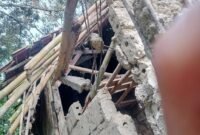 Dampak kerusakan gempa M4,6 yang berdampak hingga rumah warga di Kabupaten Bogor. (Dok. BPBD Kabupaten Bogor)
