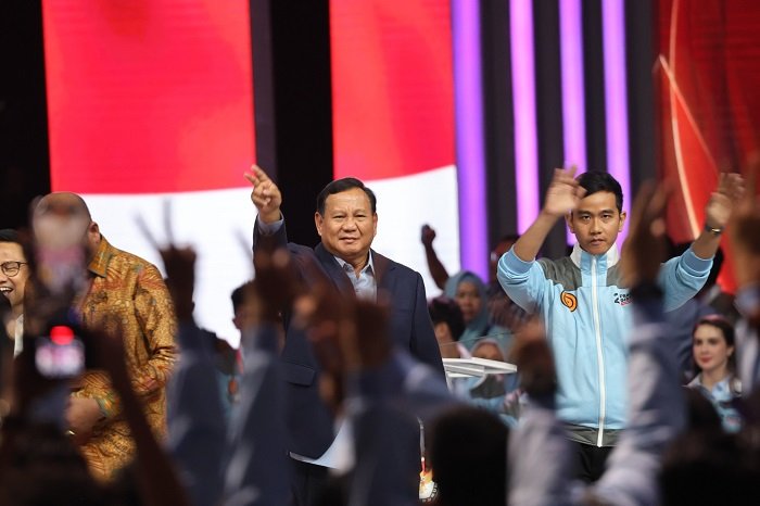 Calon wakil presiden (Cawapres) nomor urut 2 Gibran Rakabuming Raka Acara Debat Cawapres. (Dok. TKN Prabowo Gibran)

