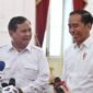 Presiden Joko Widodo bersama Capres nomor urut 2, Prabowo Subianto. (Dok. Setkab.go.id)