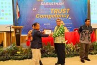 Gathering dan Sarasehan LSP Talenta Wirausaha Nusantara untuk Penguatan Kewirausahaan dan UKM di Indonesia, yang di hadiri oleh Martshudy Khahar, S.E., Deputi Bidang Usaha Mikro Kementrian Koperasi dan UMKM RI, dan NS. Aji Martono, Komisioner Badan Nasional Sertifikasi Profesi (BNSP) di Grya Persada Hotel, Kaliurang - Jogjakarta (9/3/24). (Doc.Ist)