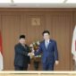 Menteri Pertahanan (Menhan) RI Prabowo Subianto bertemu dengan Menhan Jepang Kihara Minoru di Tokyo. (Dok. Tim Media Prabowo)
