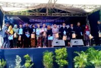 Wisuda SMK Negeri 1 Kadipaten Kabupaten Majalengka berlangsung meriah ( Dok.Hallobandung.com / Abdul Haris)