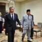 Menteri Pertahanan (Menhan) RI Prabowo Subianto melakukan pertemuan bilateral dengan Menteri Luar Negeri Amerika Serikat (AS) Antony John Blinken. (Dok. Tim Media Prabowo Subianto)