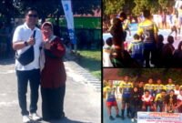 Turnamen dibuka langsung oleh Didin Rolani ,SH hadir  Forkopimcam dan Kepala Desa  Karangsambung. ( Dok. Hallobandung.com / Abdul Haris )