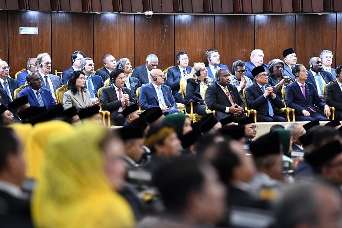 Acara pelantikan presiden terpilih 2024-2029, Prabowo Subianto. (Dok. Tim Media Prabowo)
