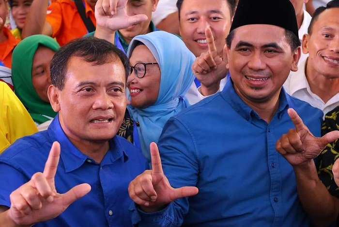 Pasangan Cagub Cawagub Jabar, Dedi Mulyadi dan Erwan Setiawan. (Instagram.com @erwansetiawan54)