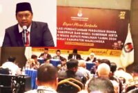 KPU Kabupaten Majalengka menggelar rapat pleno terbuka rekapitulasi hasil penghitungan suara tingkat kabupaten ( Dok
Hallobandung.com / Abdul Haris )