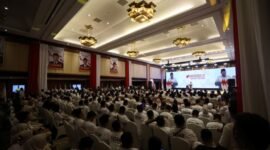 Presiden RI Prabowo Subianto dalam Kongres IV Pengurus Pusat Tunas Indonesia Raya (PP Tidar), Sabtu (17/5/2025) di Jakarta. (Dok Tim Komunikasi Prabowo Subianto)